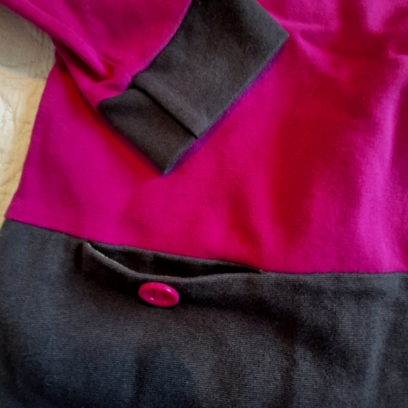 Gymboree girls size 12 dress dark purple with dark gray bottom EUC - Picture 4 of 4